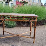 Rattan / bamboo dining table