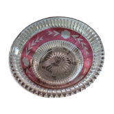 Chiseled Bohemian Crystal Cup
