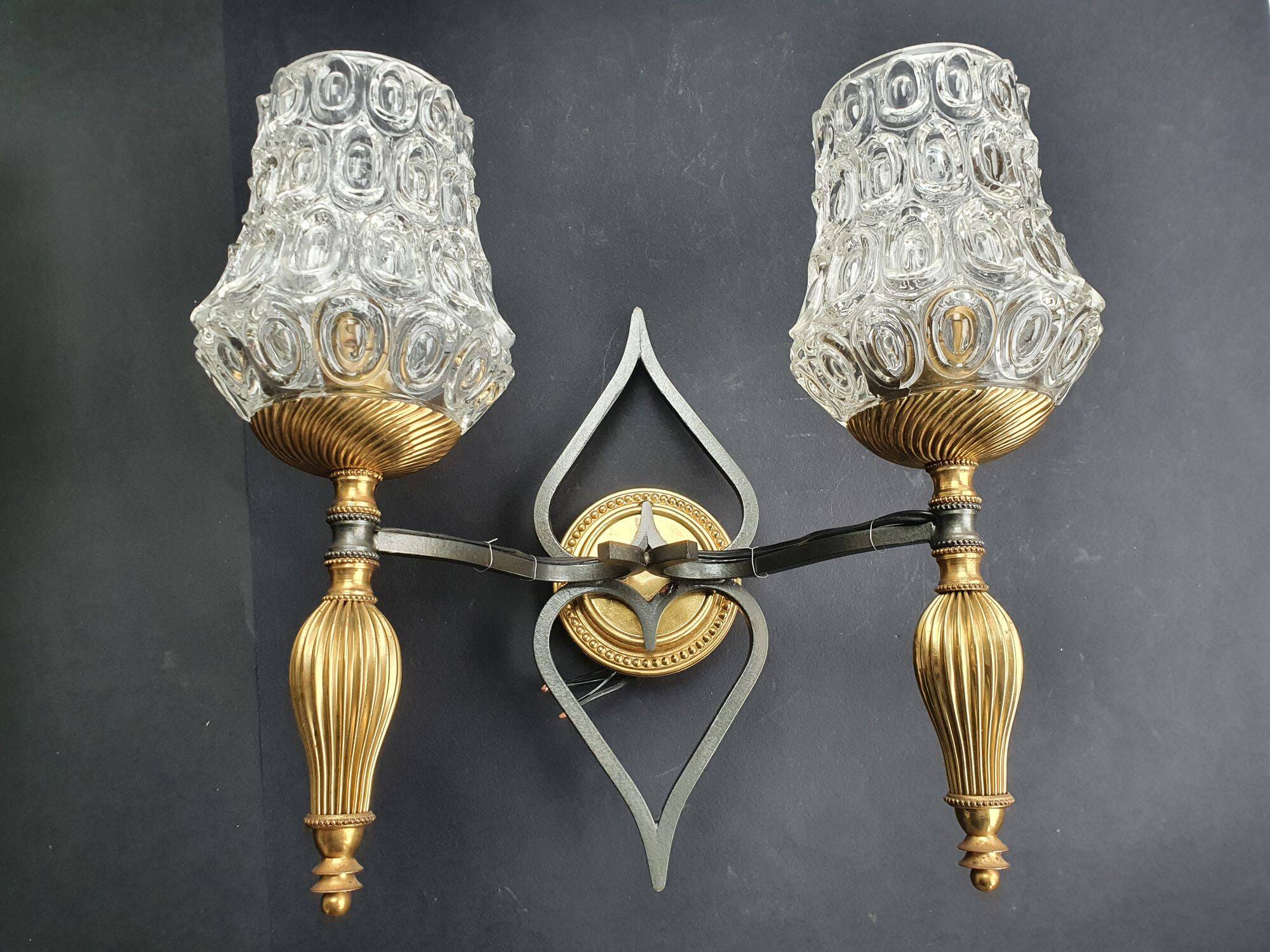 Pair of vintage wall sconces