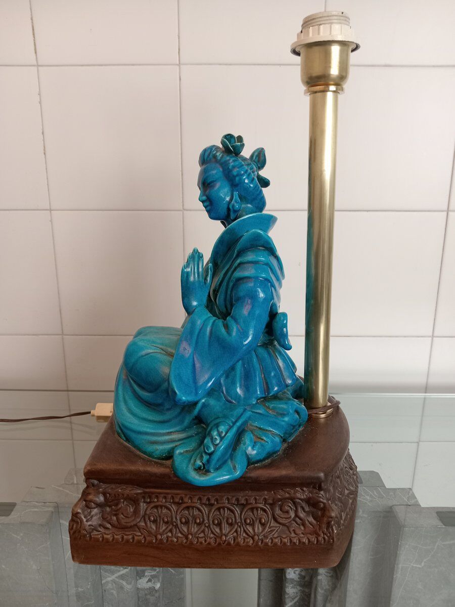 Lampe femme orientale par GES Sesto Fiorentino, années 1960.