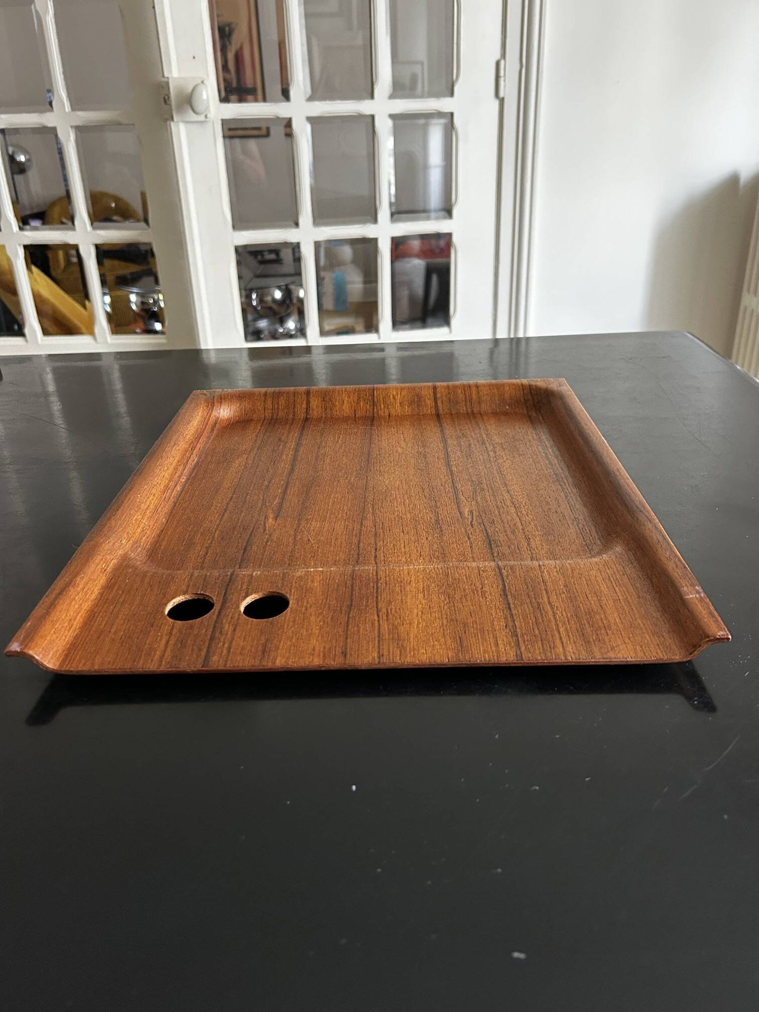 Scandinavian teak plateau