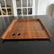 plateau en teck scandinave