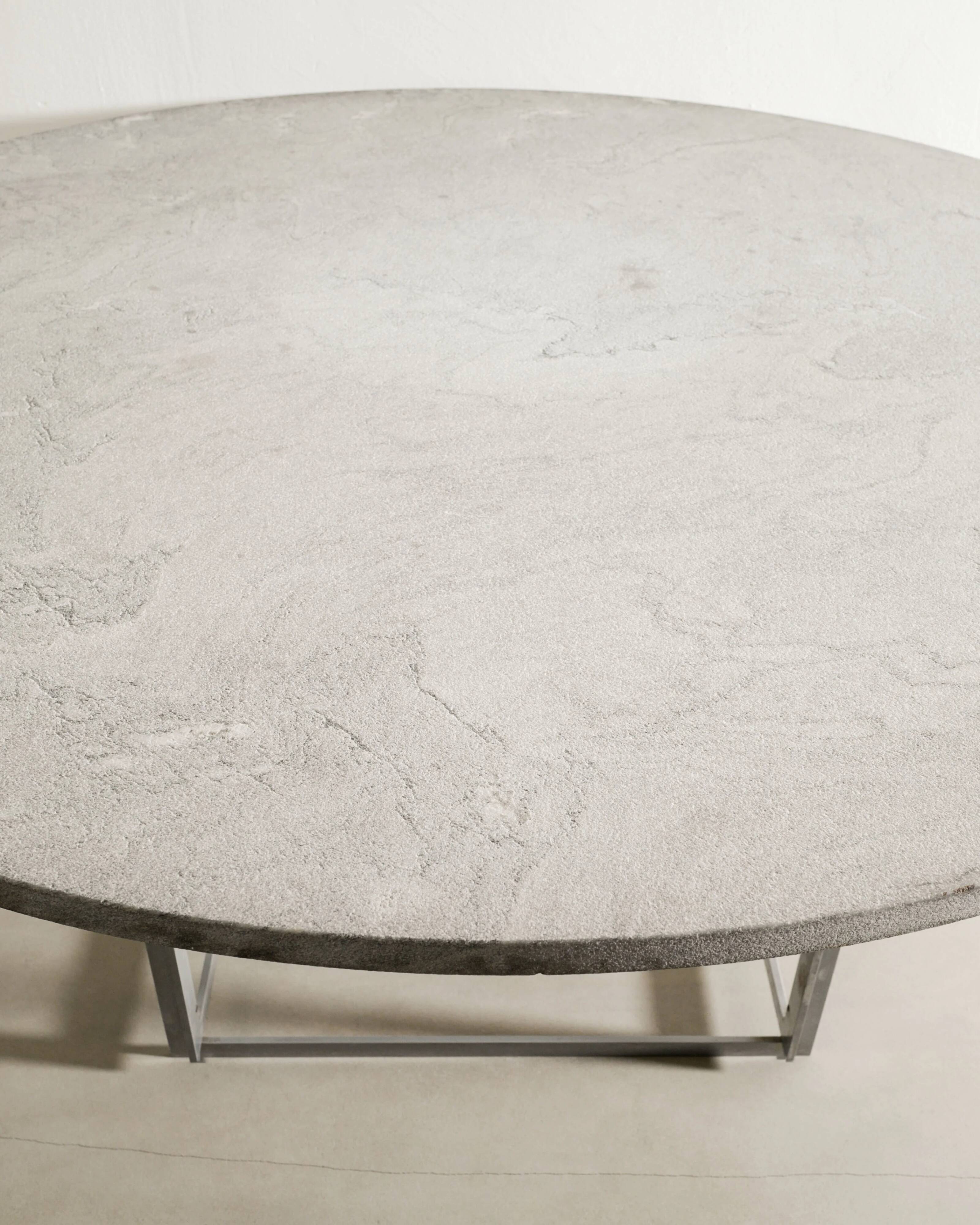 Vintage Danish Poul Kjærholm "PK54" Dining Table in Marble by E. Kold 1960s