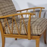 True vintage design armchair by Knoll, lounge style with armrests, 1960s