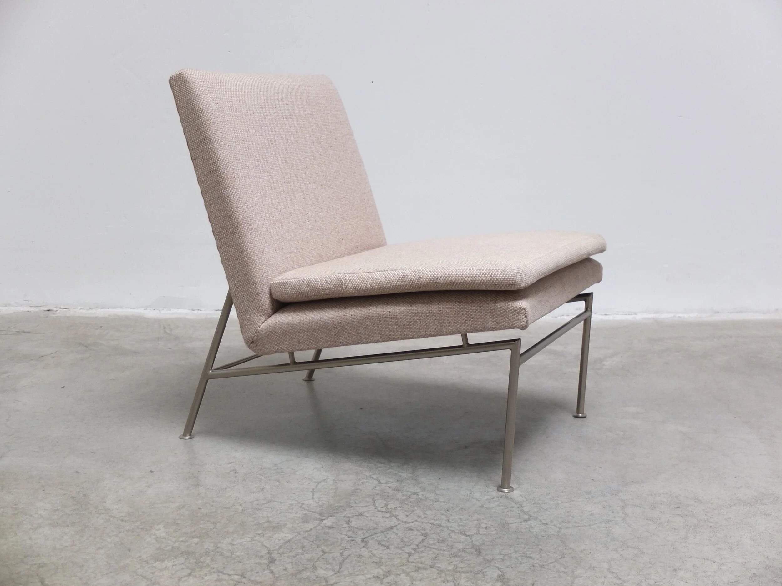 Rare 'Square Line' easy chairs by Kho Liang Ie for Artifort, 1958