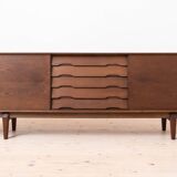 Sideboard, Skovby Møbler, Model 65, Chocolate Brown Stained Oak, Danish