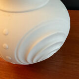 Seltmans Op Art vase Germany in biscuit porcelain from the 1960s.