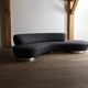 Vladimir Kagan serpentine sofa for Directional USA 1999