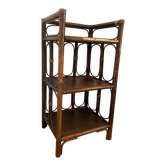 Occasional shelf bookcase in rattan