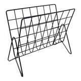 Metal wire magazine rack 1980
