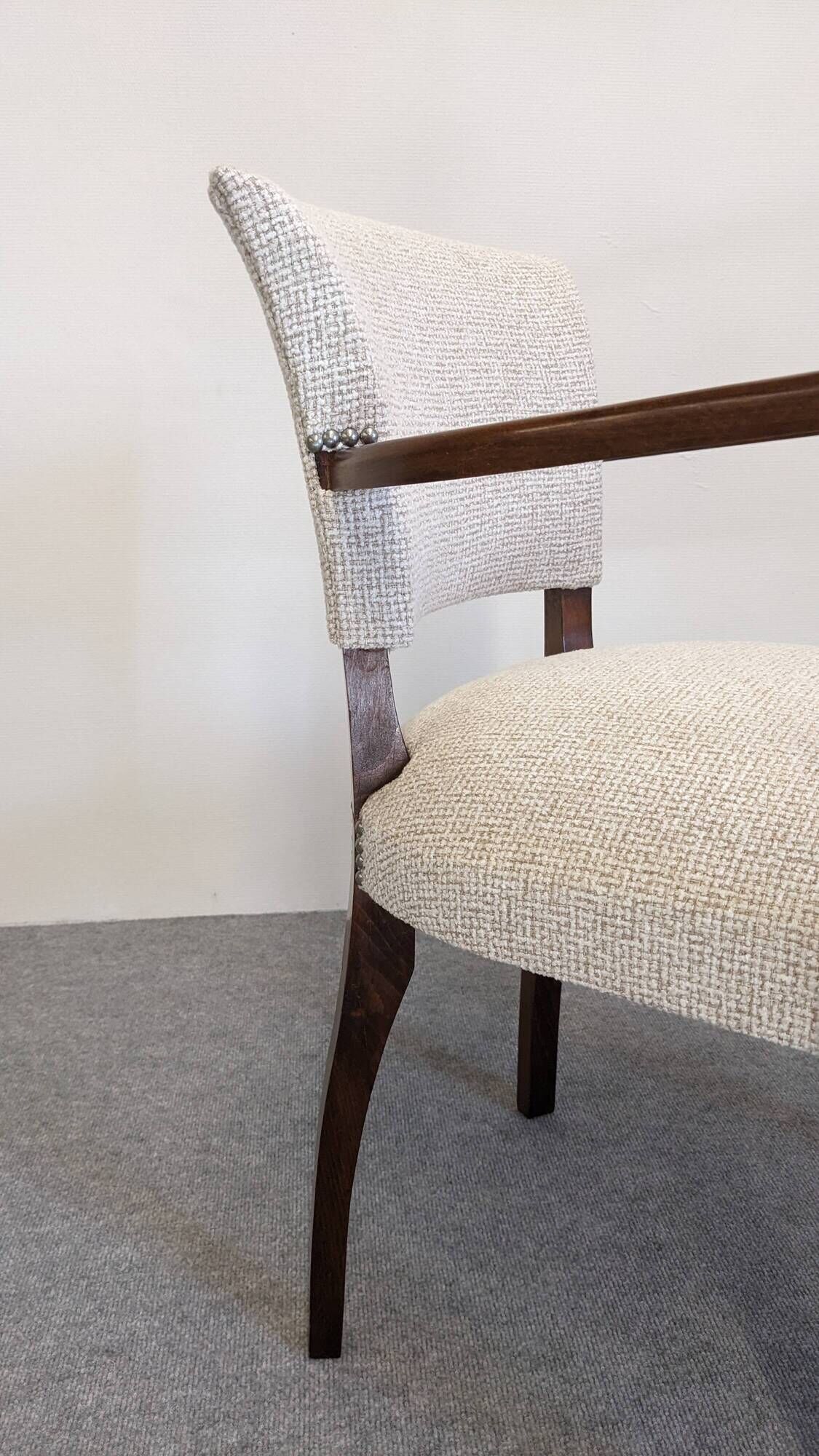 Pair of Art Deco bridge chairs, France circa 1930