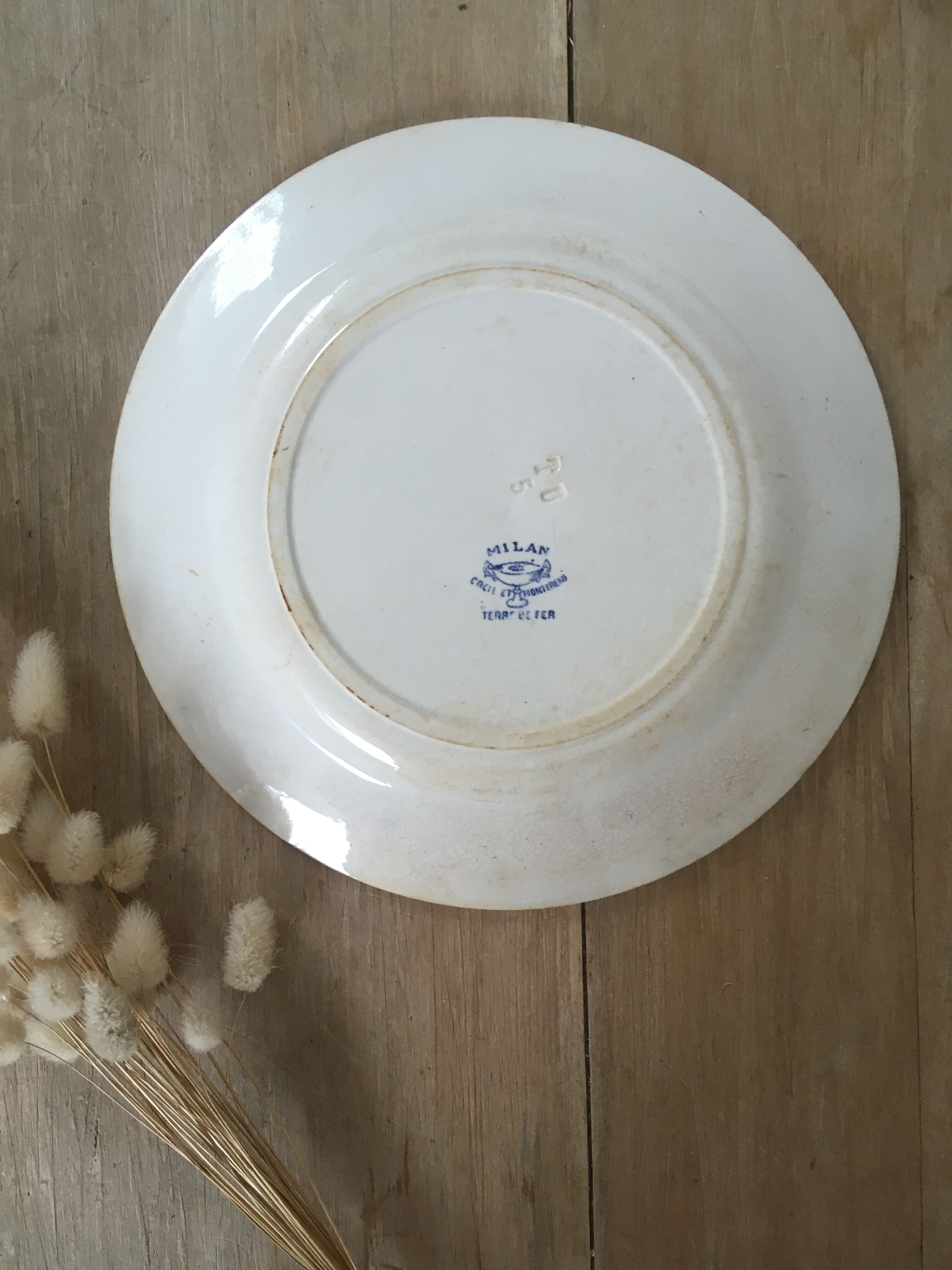 Pair of flat plates iron earth