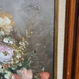 Framed and signed painting by Edmon Sanders