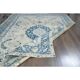 1970s Vintage Persian Handmade Wool Cotton Beige Area Rug 294x398