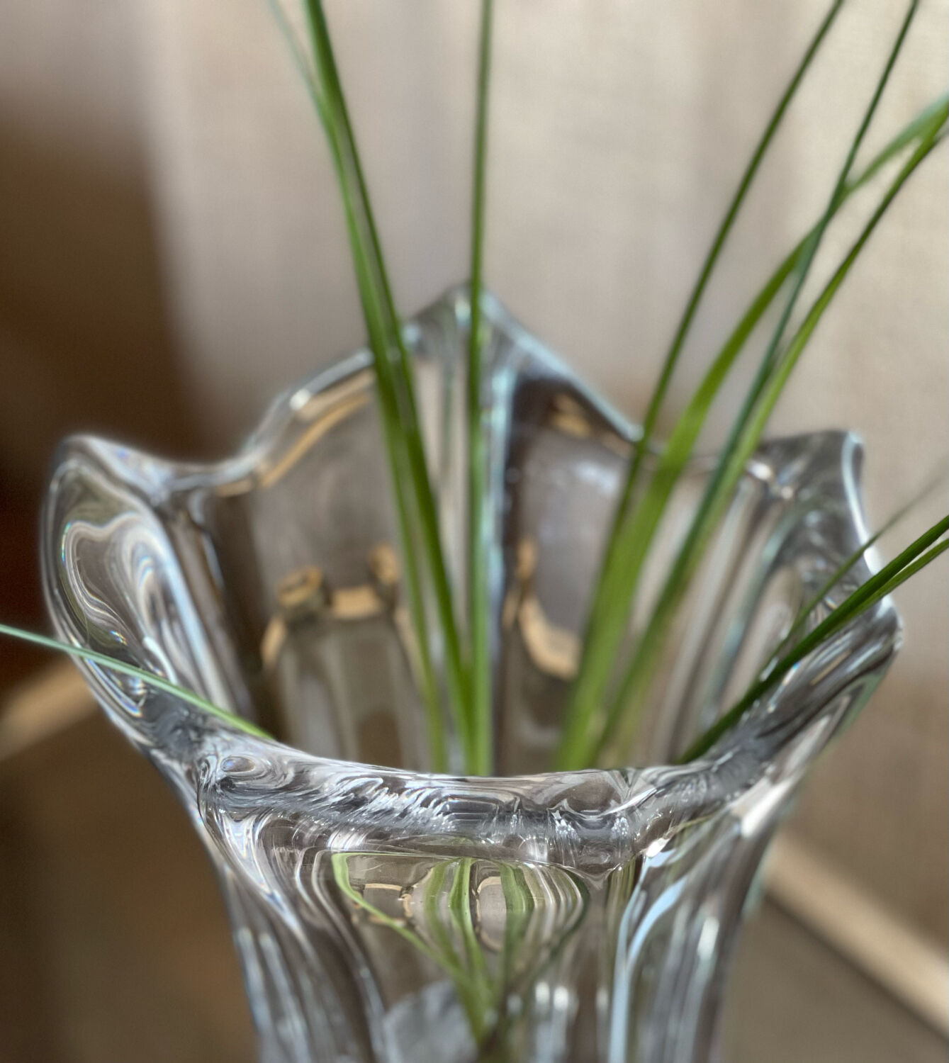 Daum crystal vase 1970