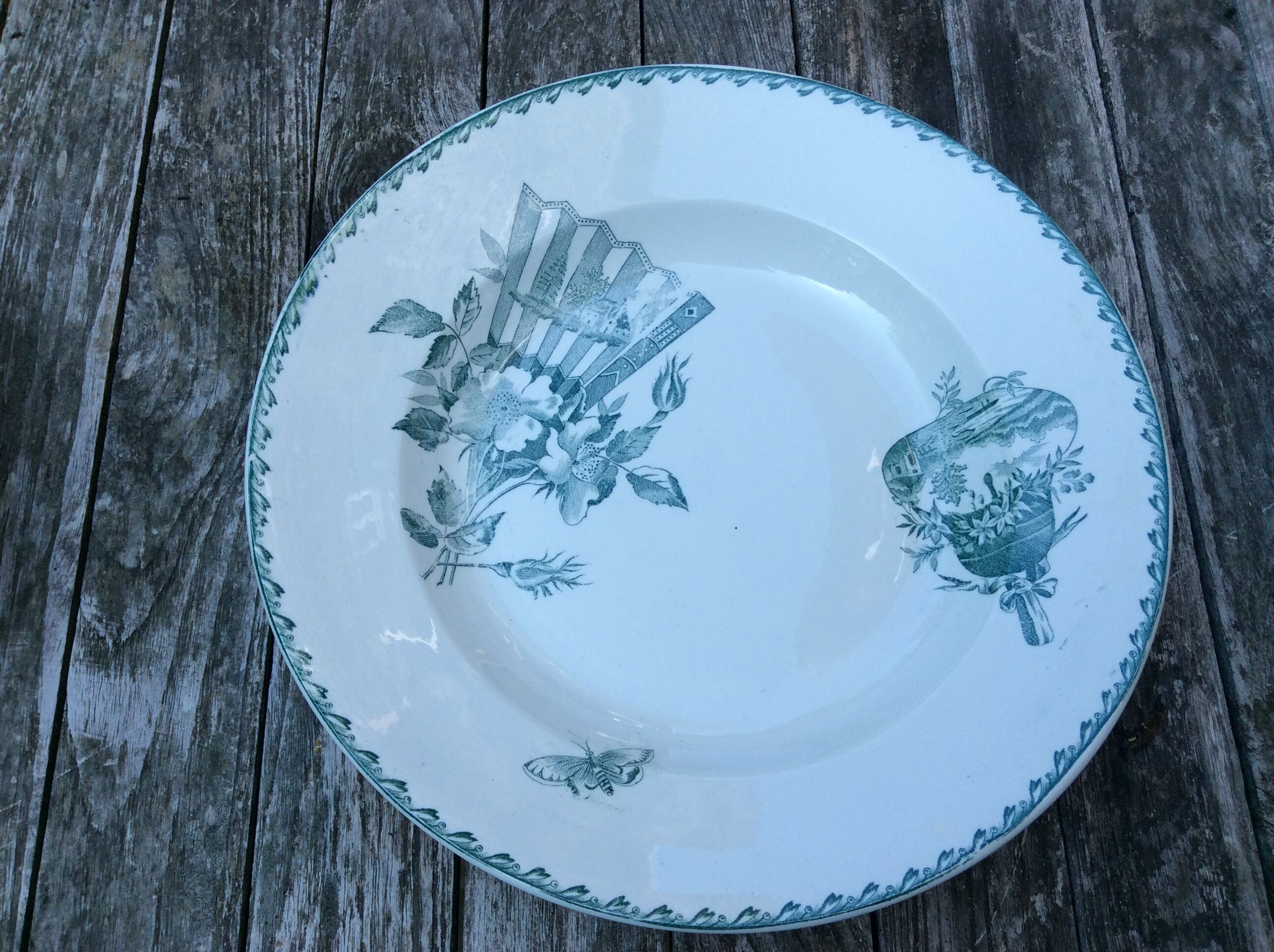 Series 6 tablespoons Plate Iron Earth