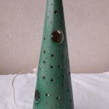Green ceramic lamp