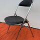 Chrome folding chair Souvignet from the 1970s