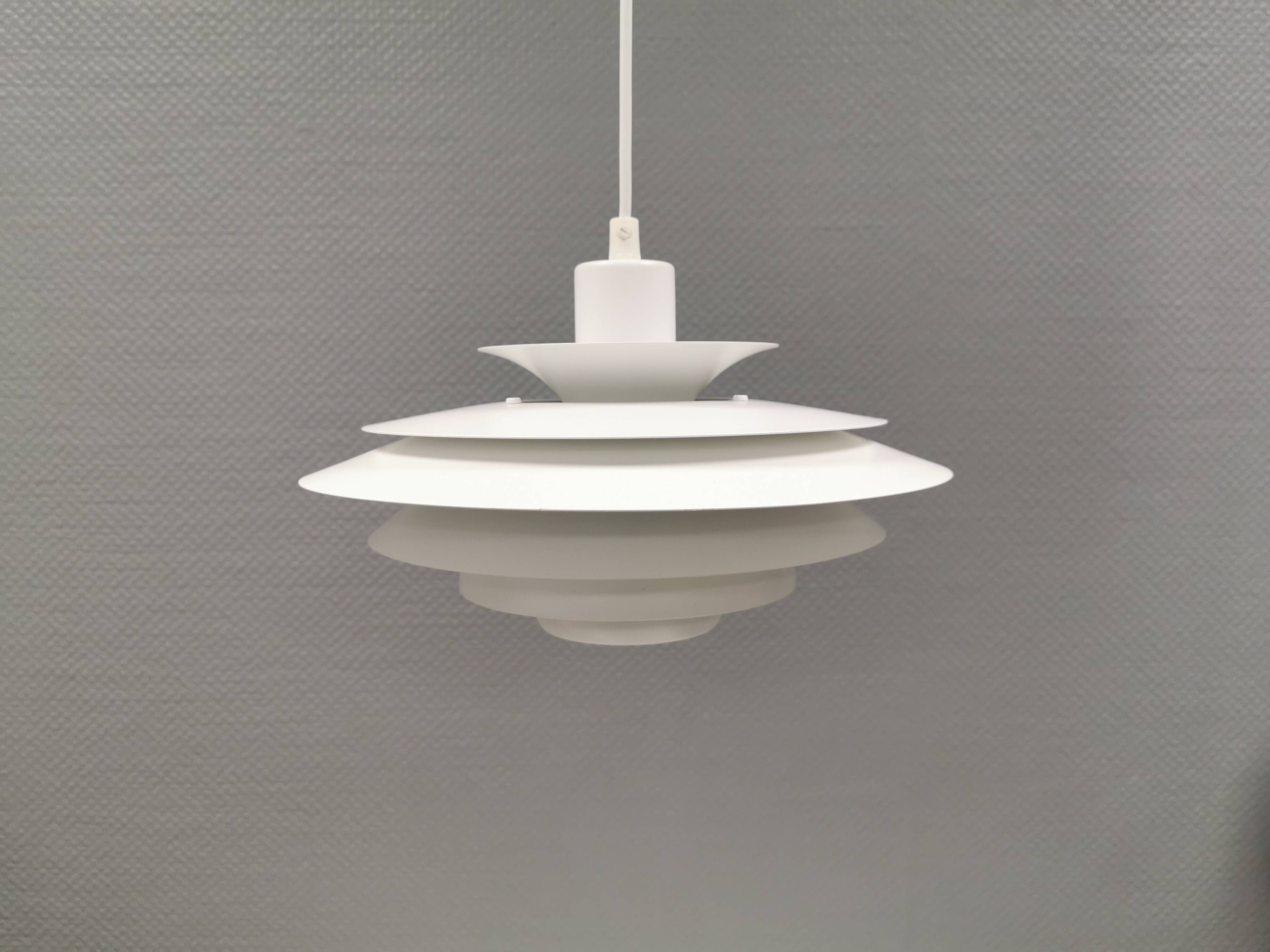 Danish hanging lamp from the 1980s, manufactured by Jeka, model 1029-P.