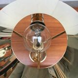 Hollywood Regency mid-century brass table lamps, 1960s, set of 2