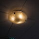 Hillebrand ceiling lamp with glass