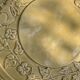 Underside, glazed ceramic, slurry, ivy frieze and rabbit pattern, Vintage