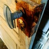 Stripped pine door