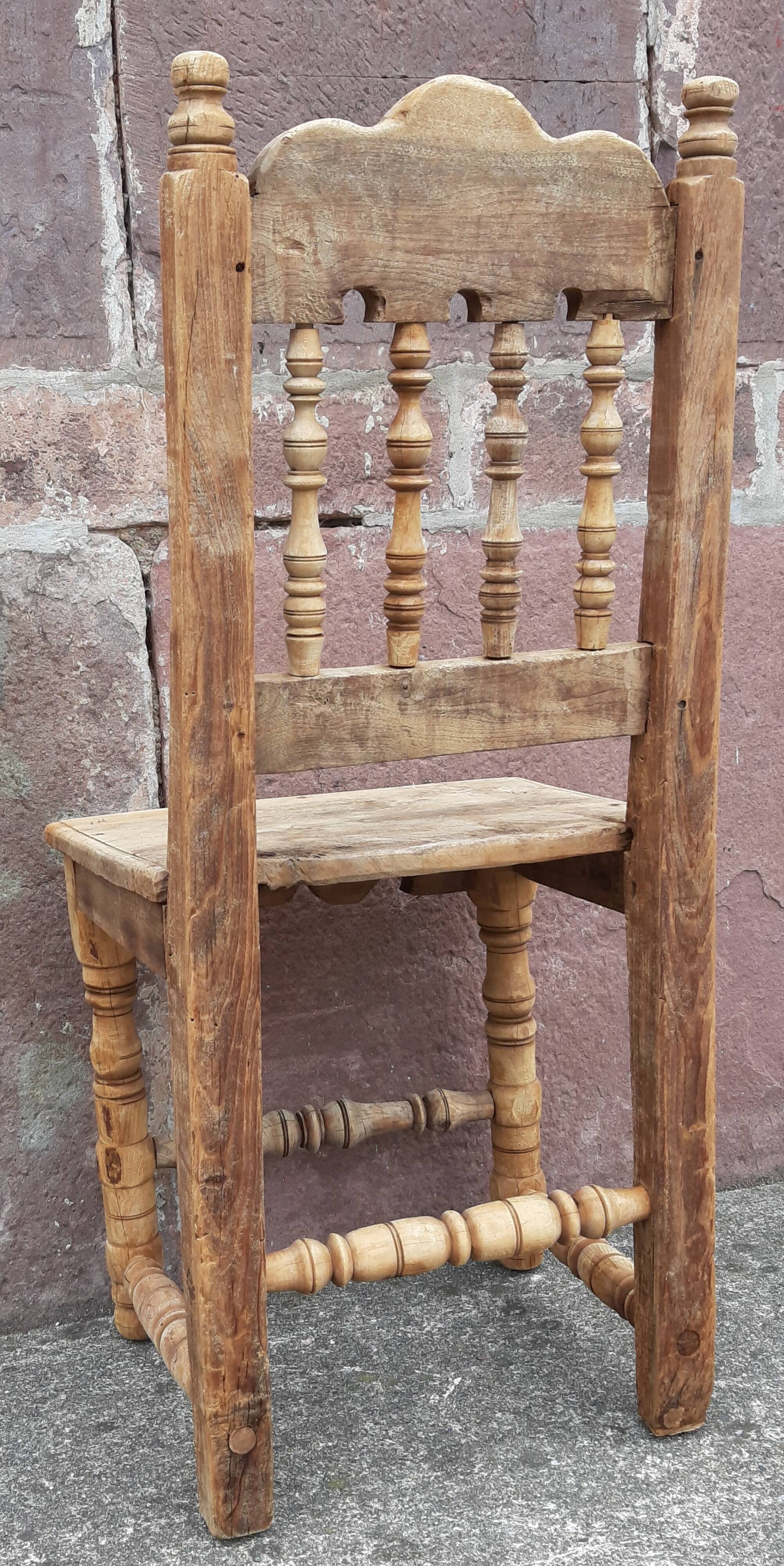 Antique wooden chair.