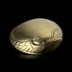 Art deco swan vase in brass, France, 1960s