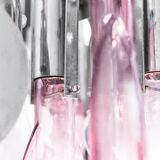 Chandelier 6 lights glass 70