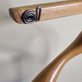 Night valet, blond wood, 50s