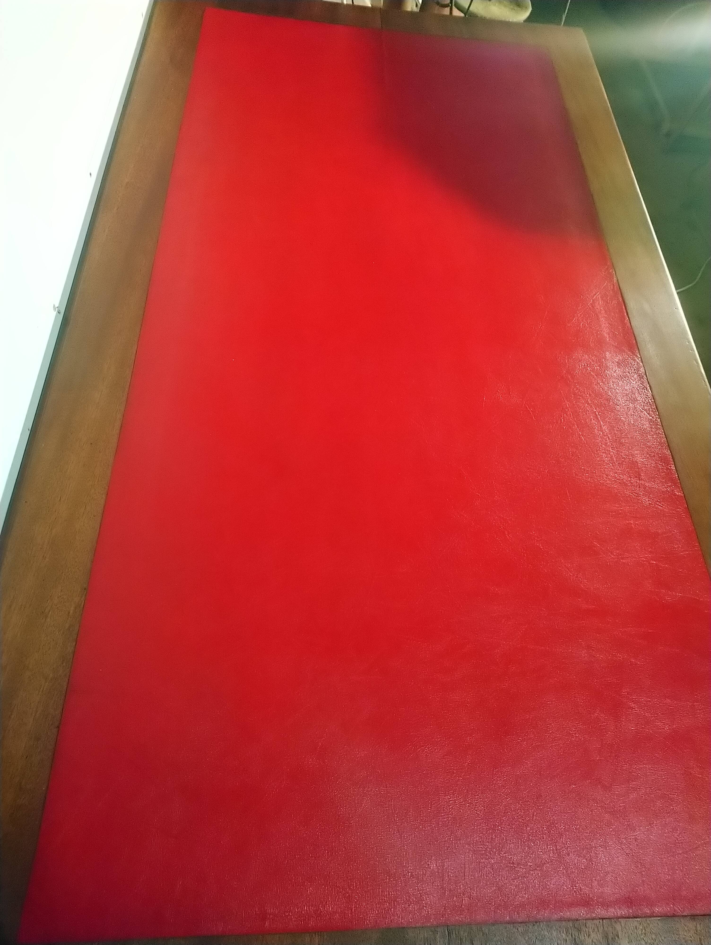 Louis Philippe style walnut desk.