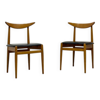Paire de chaises scandinave
