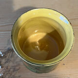 Old jam jar with pear pattern - Savoyard pottery