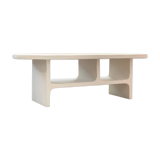 Table basse en béton Nali - Ovale - Longueur 120 cm