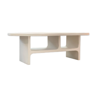 Nali concrete coffee table - Oval - Length 120 cm