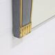 Large Gold Plated Mirror by Deknudt Belgium 1980s