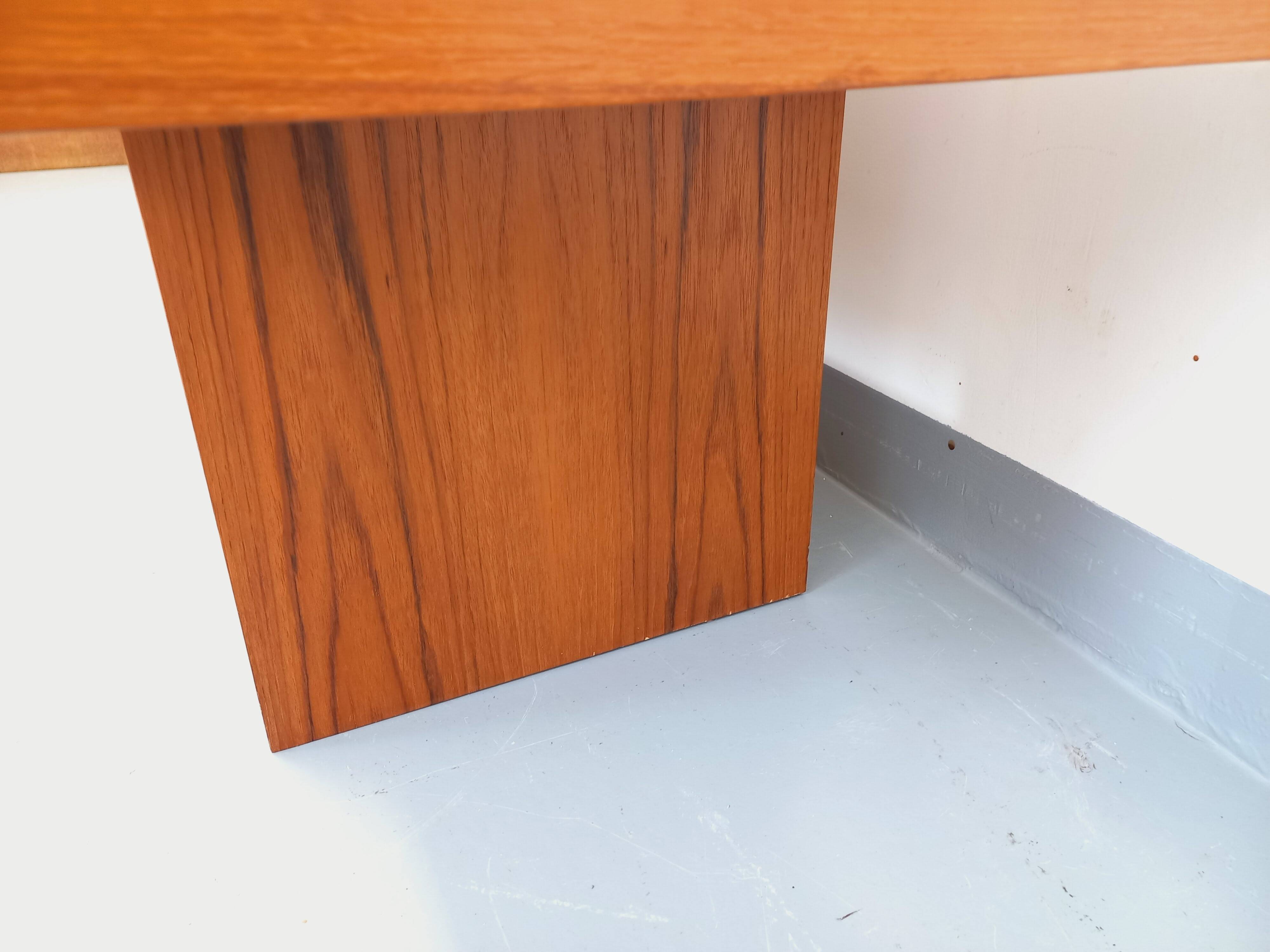 Vintage modernist teak coffee table from the 60s