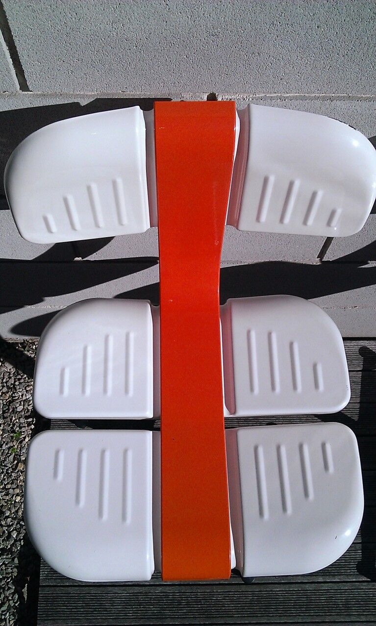 Pair of chairs high metal Mirima