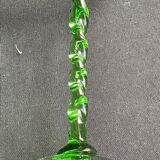 Set of 6 white wine glasses of Alsace crystal blown and cut XXth