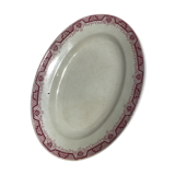 Dish pink iron earth st amand model morocco