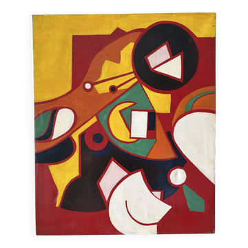 Modern abstract, oil on canvas.