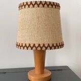 Lampe à poser en bois, années 70
