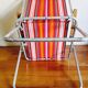 Chaise de camping enfant vintage