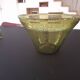 Large blown biot glass salad bowl