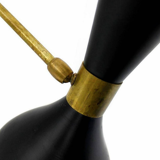 Moonlight chandelier 3 arms black