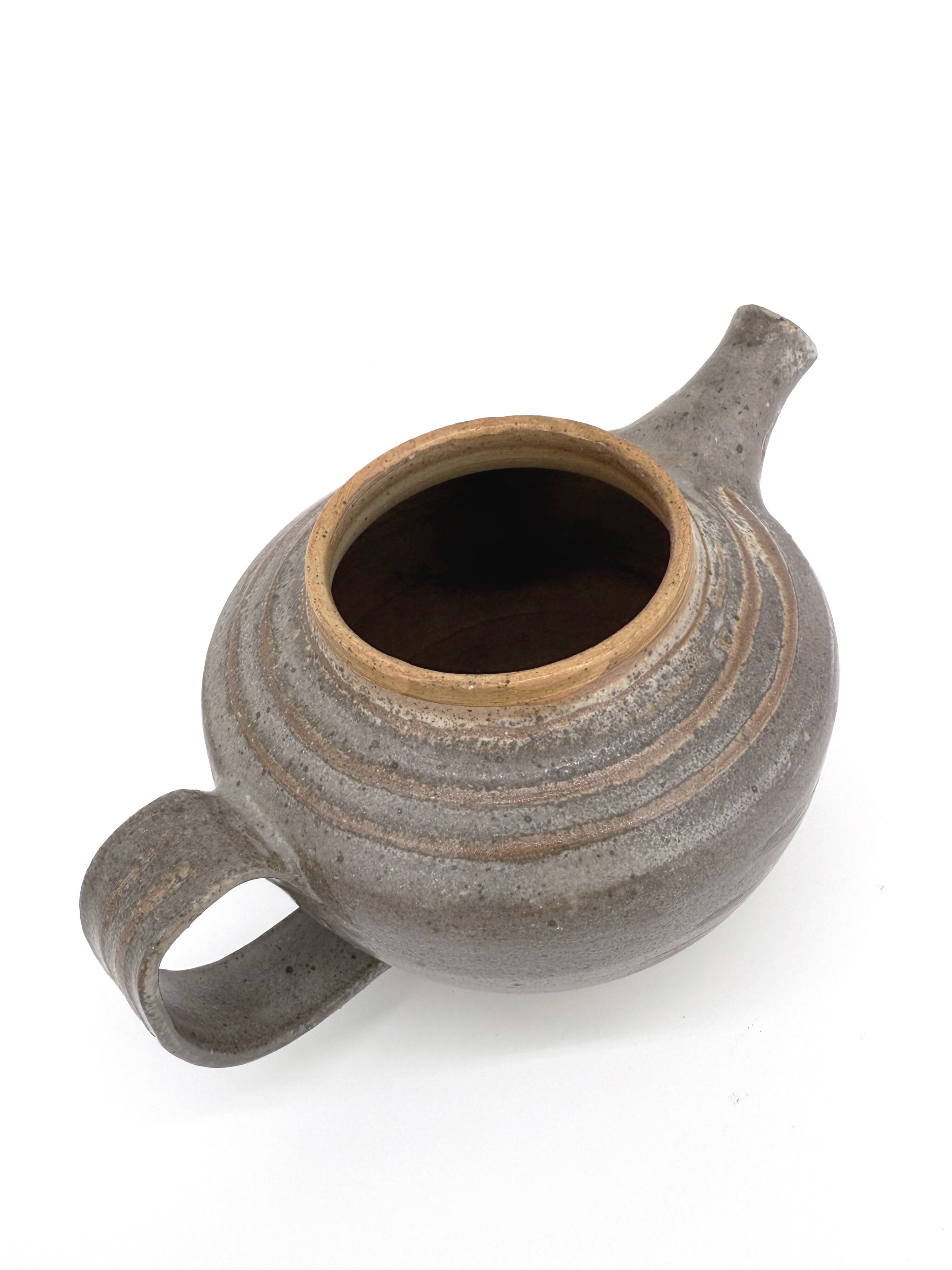Danish glazed stoneware teapot – Japanese influences, 1960s-70s
