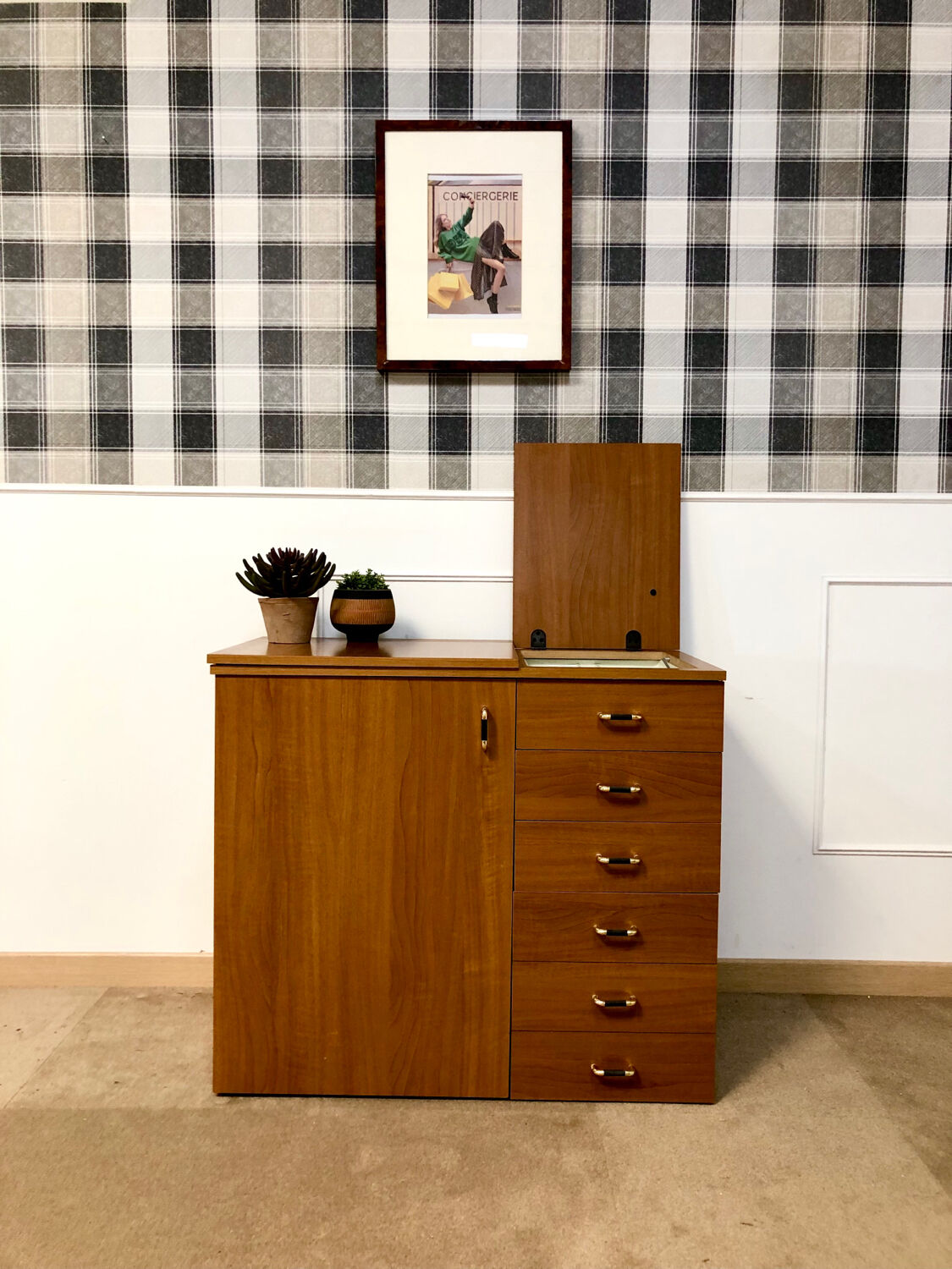 Vintage storage cabinet