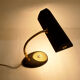 Lampe de bureau Aluminor noir & dorée