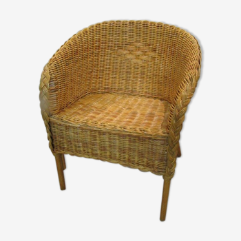 Braided Wicker Chair